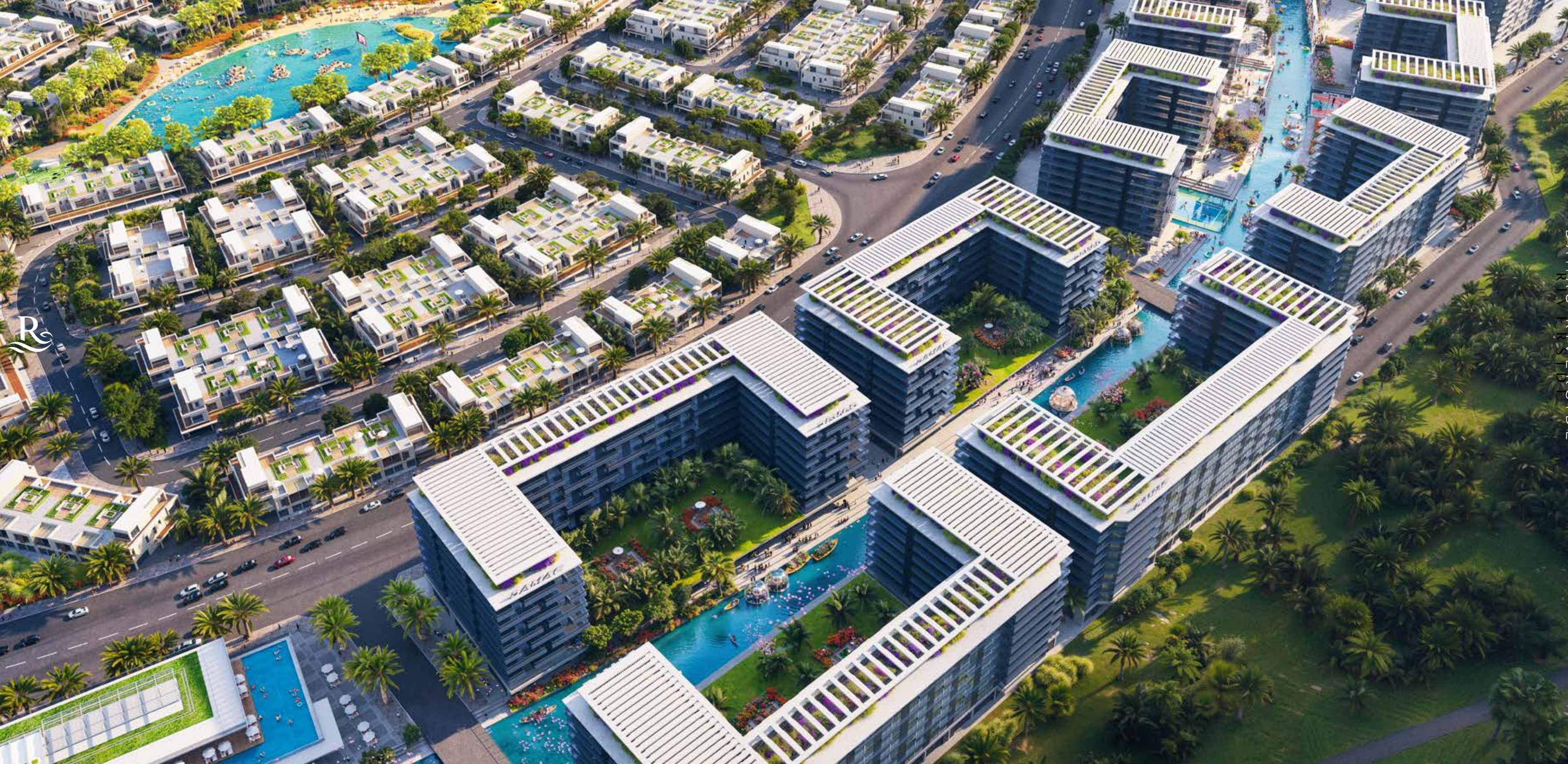 Damac Riverside Aerial View