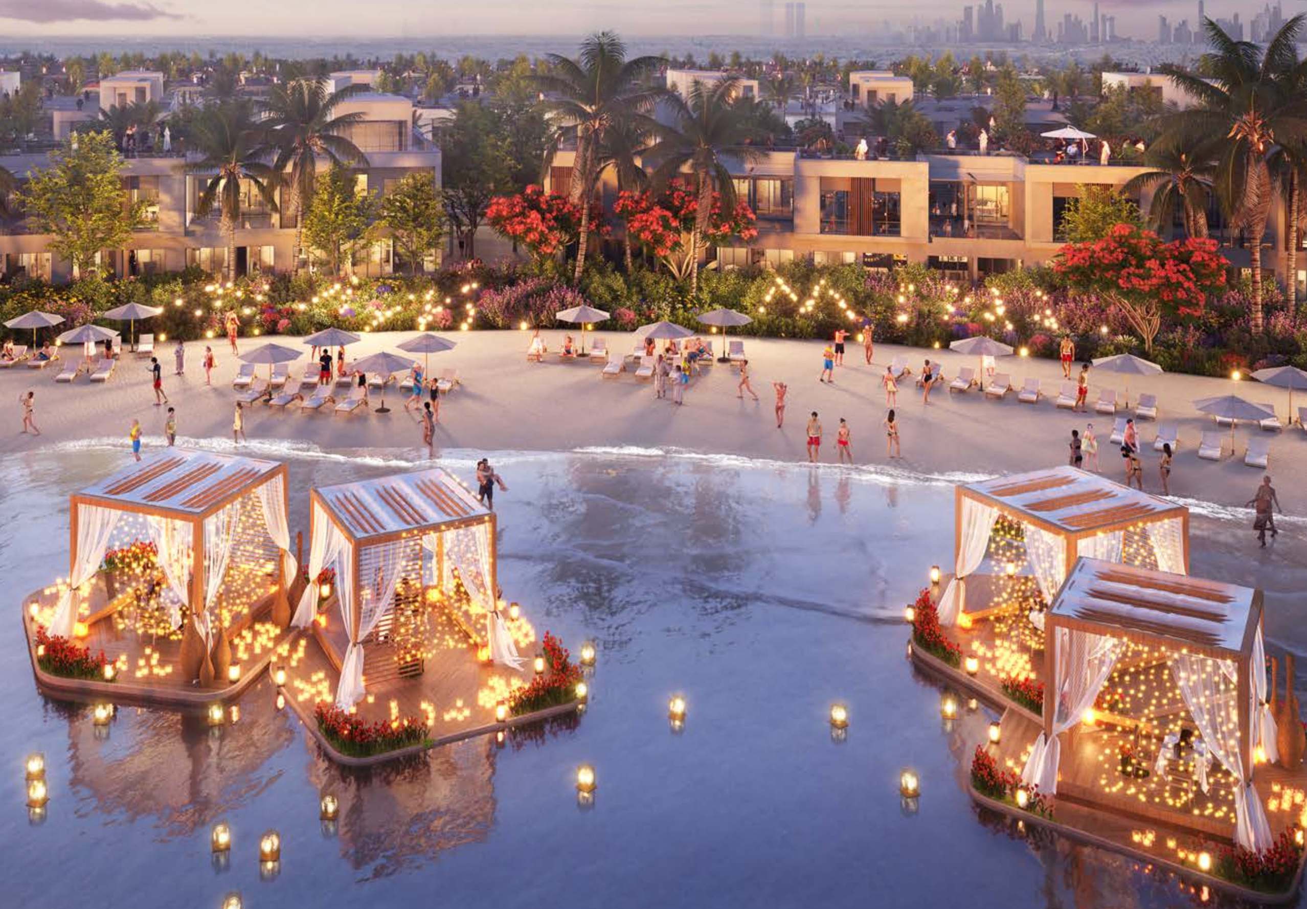 Damac Riverside Floating Cabanas