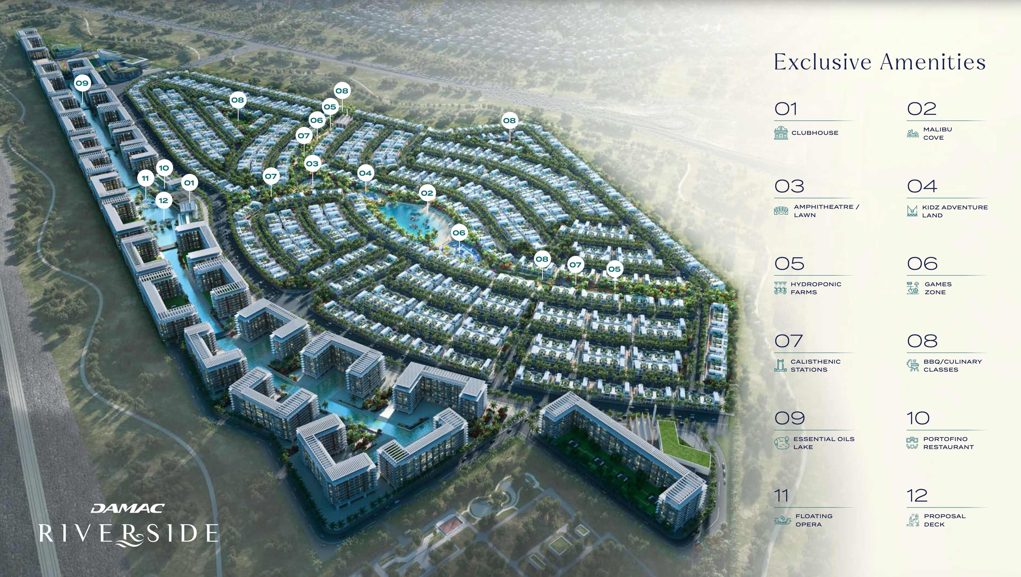 Damac Riverside Master Plan